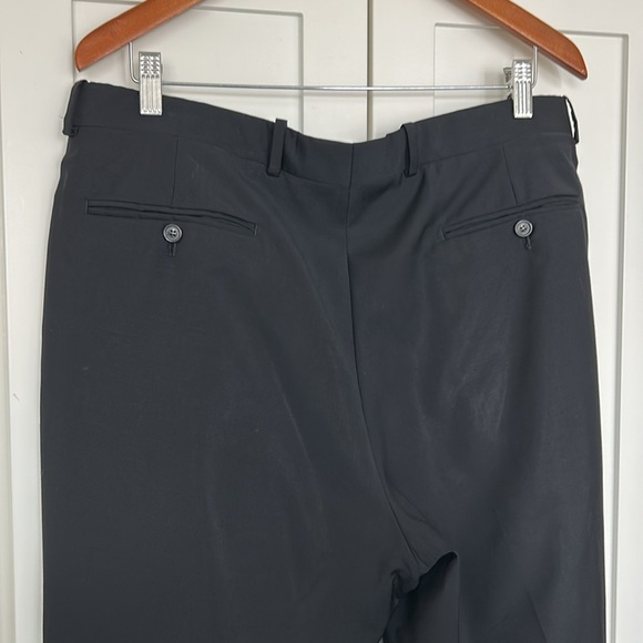 Burberry London Men’s Black Wool Dress Pants Slacks Size 36 - Picture 9 of 17